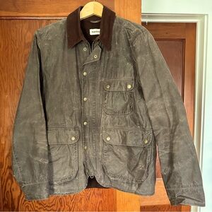 Men's Taylor Stitch Waxed Canvas Jacket Sz Medium